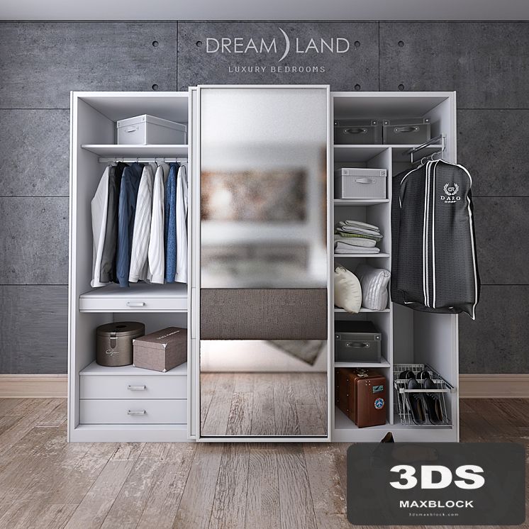 Wardrobe Sevilla with internal content