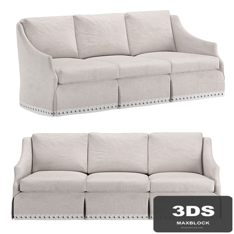 Fiora Waterfall Skirt Sofa V955W-S
