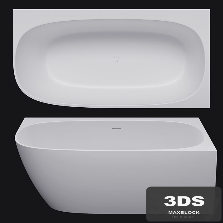 Bathtub Salini SOFIA WALL 180 corner