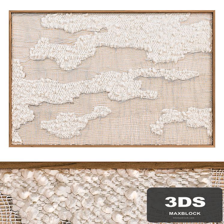 Wall panel "WHITE CLOUDS"