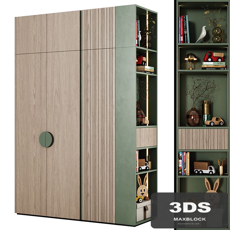Wardrobe children's modular 02