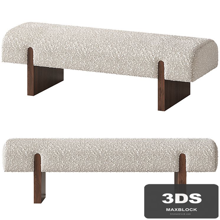 CB2 Socca Upholstered bench