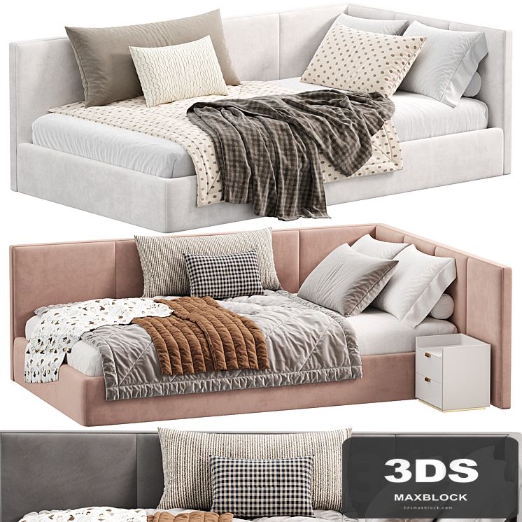 Parfe cushioned Corner bed