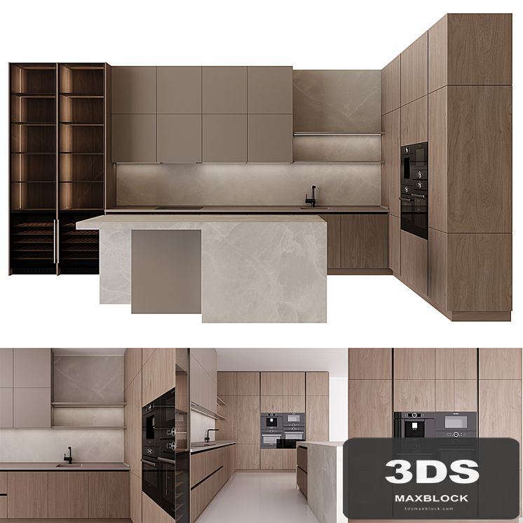 Kitchen in modern style 34