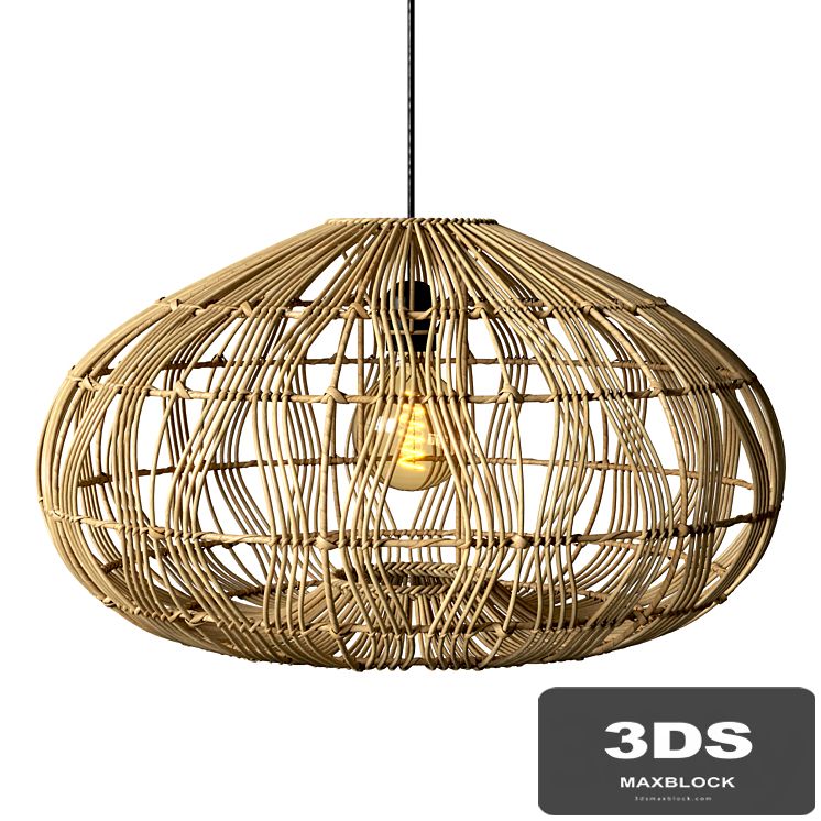 Wicker lamp Manila Yara