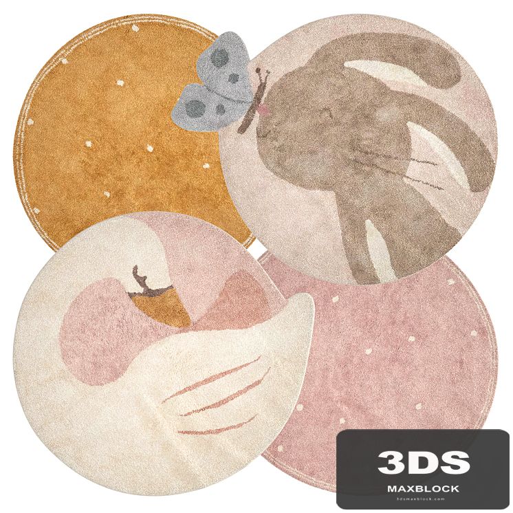 Kids Rugs set, Little Dutch