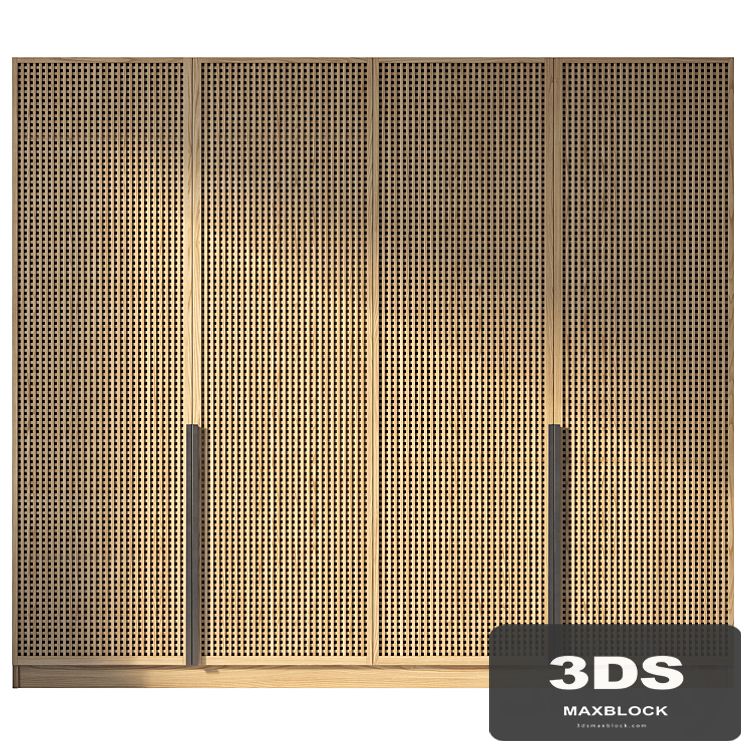 Wooden Wardrobe N002