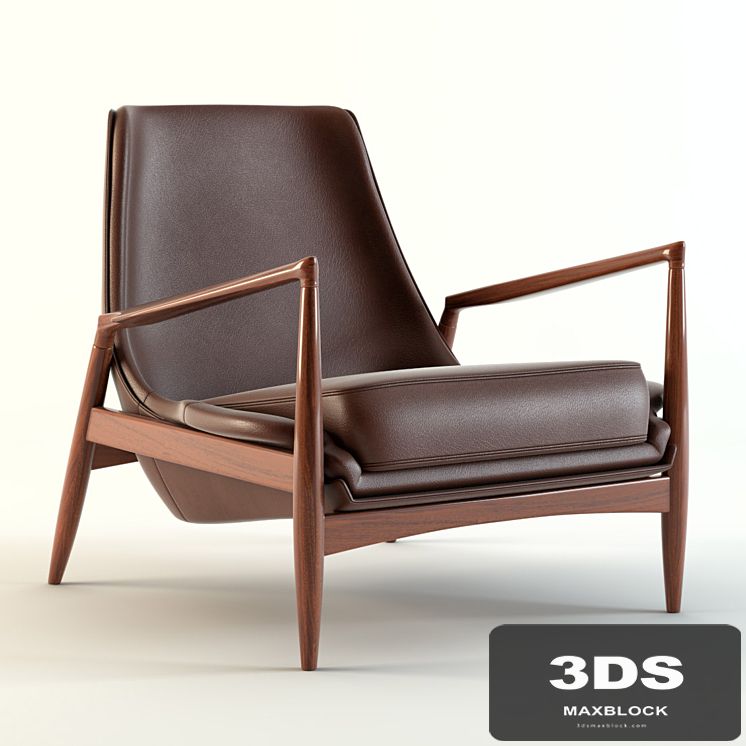Ib Kofod Larsen Low Back Seal Chair OPE Möbler