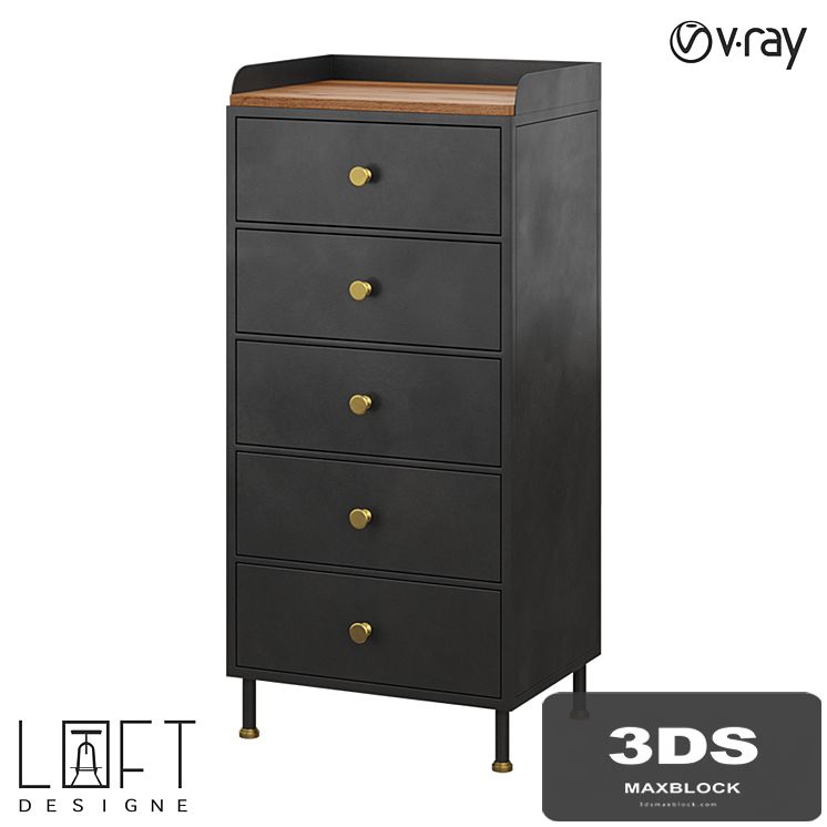 Chest of drawers LoftDesigne 82357 model