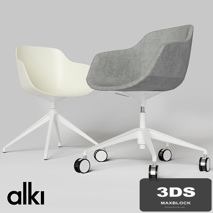 KUSKOA BI | Chair with 5-spoke base