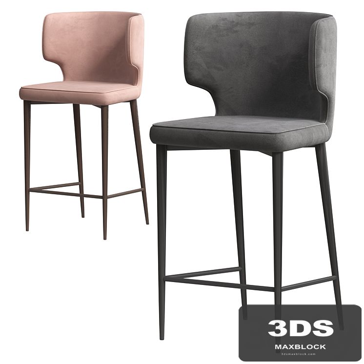 Semi-bar chair Mateo from Stoolgroup
