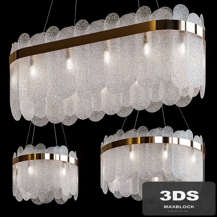 Hanging chandeliers Freya