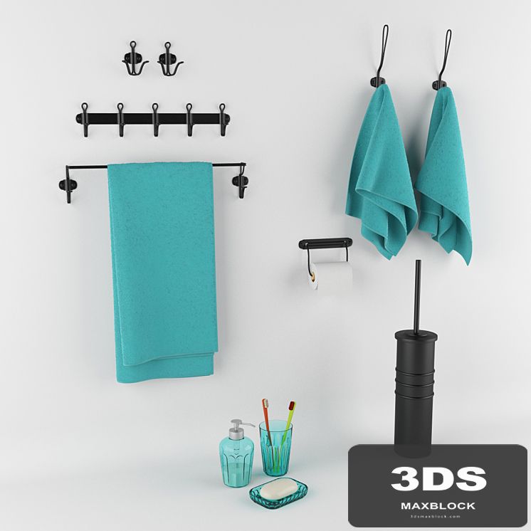 Accessories for IKEA bathroom - SVARTSJÖN series / IKEA - Series SVARTSHЁN