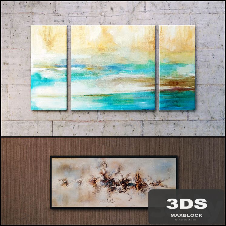 The picture in the frame: a collection of 70. Abstract