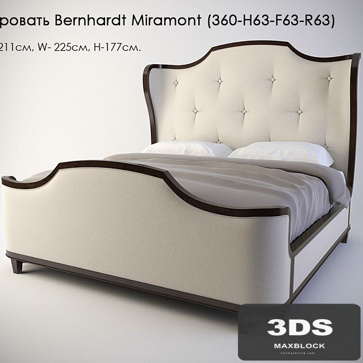 Bed Bernhardt Miramont (360-H63-F63-R63)