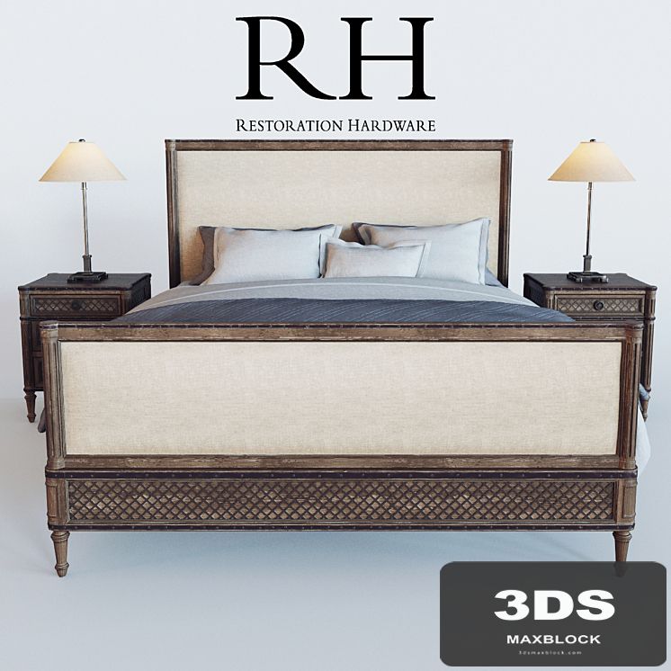 Restoration Hardware Louis XVI Treillage Bed