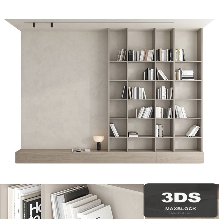 Bookcase set 01