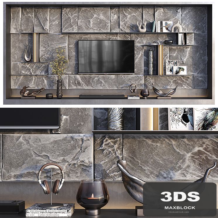 TV Stone Wall