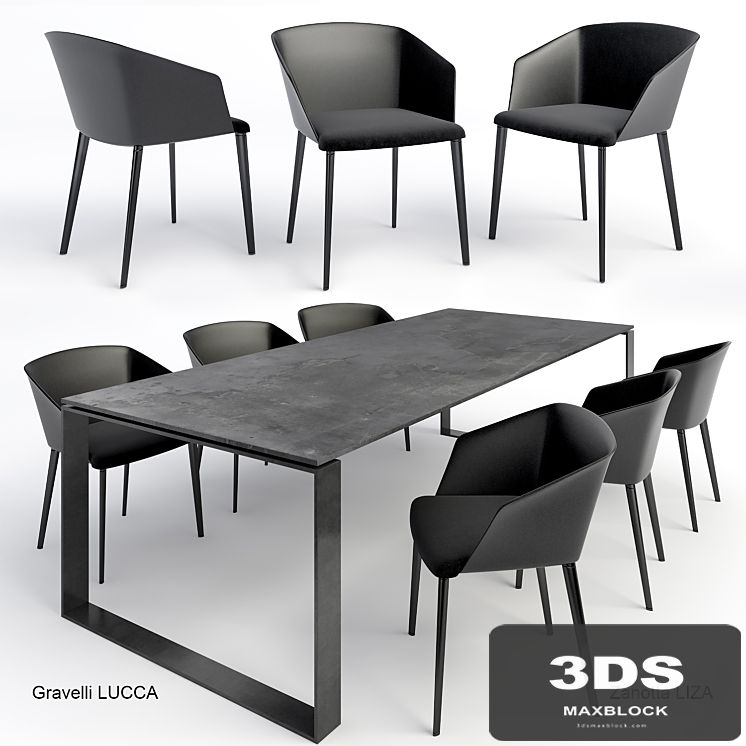 Gravelli table + Zanotta chair