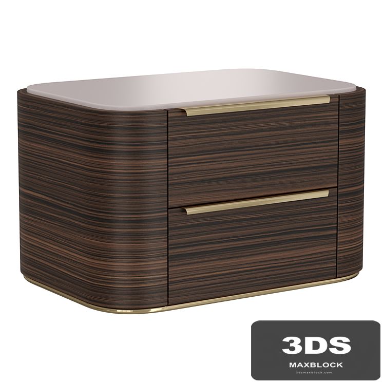 Bamboo bedside table