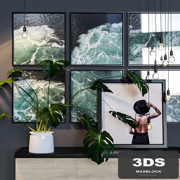 Decorative set (Wave)