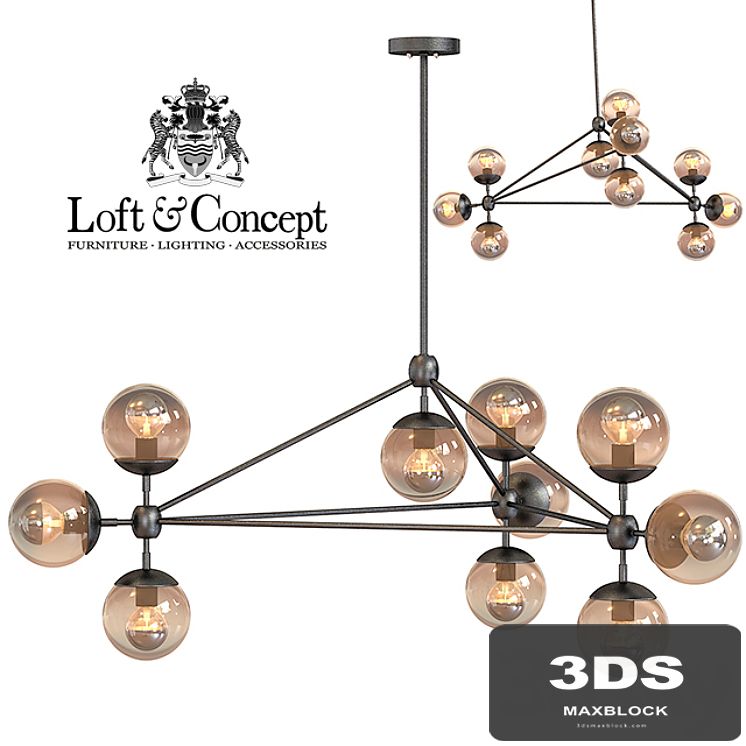 Chandelier Modo Chandelier 10 Globes