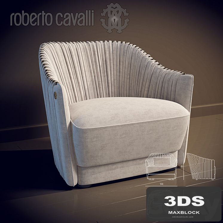 Armchair Sharpei Roberto Cavalli