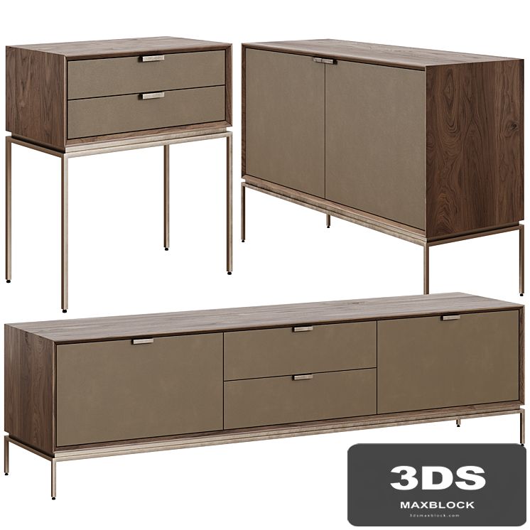 La Redoute Delina chest of drawers, bedside table, TV stand