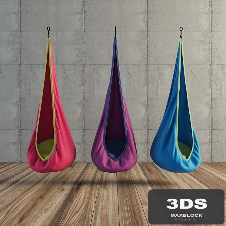 Baby Joki hanging chair with a pillow