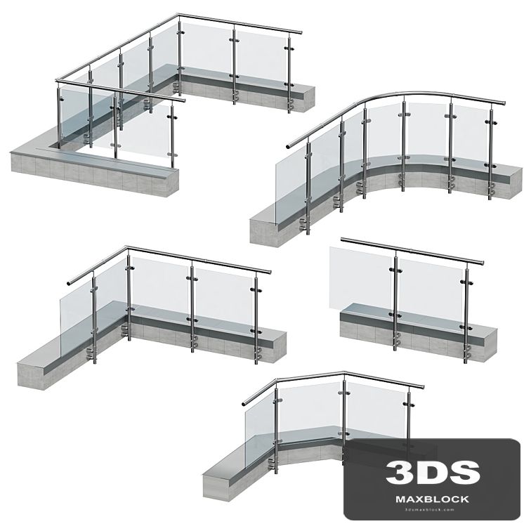 Railings for balconies, terraces. 5 models