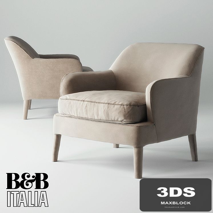 Armchair MAXAlTO B&B Italia FEBO