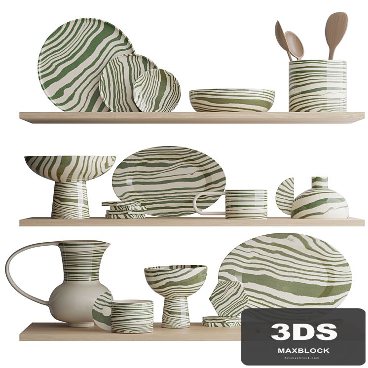 Set of dishes