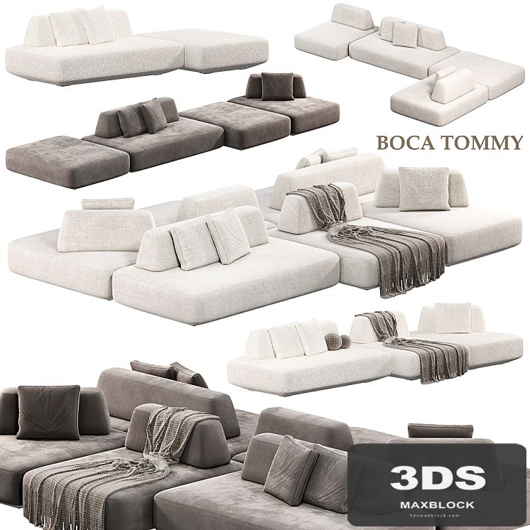 BOCA TOMMY, Modular sofa BOCA TOMMY