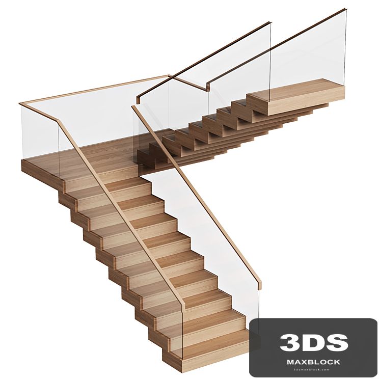 Stairs wooden