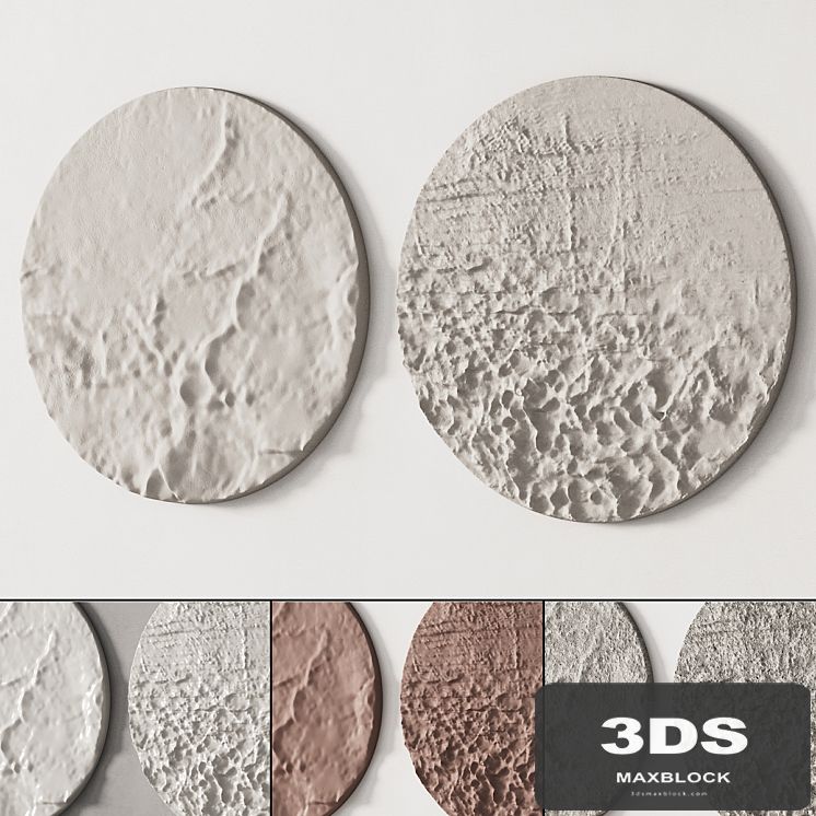 279 decorative wall art 11 round artworks P02