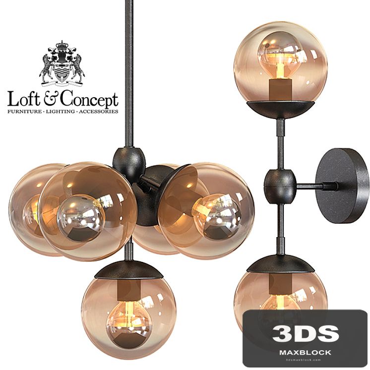 Chandelier Modo Chandelier 5 Globes