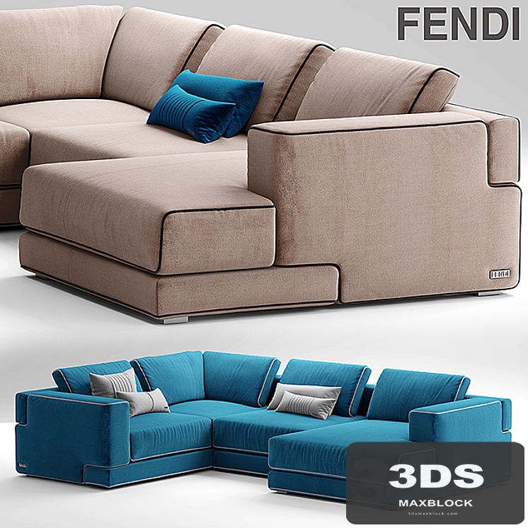 Sofa sloane fendi casa