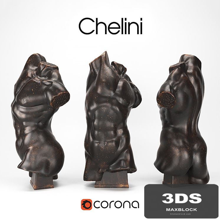 CHELINI Art.241 Statua torso