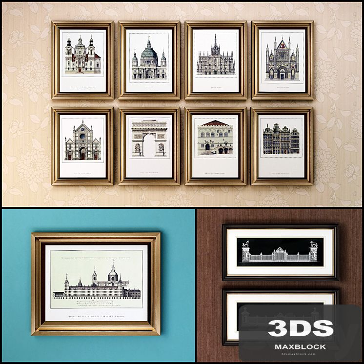 The picture in the frame (a collection of 75) Architecture