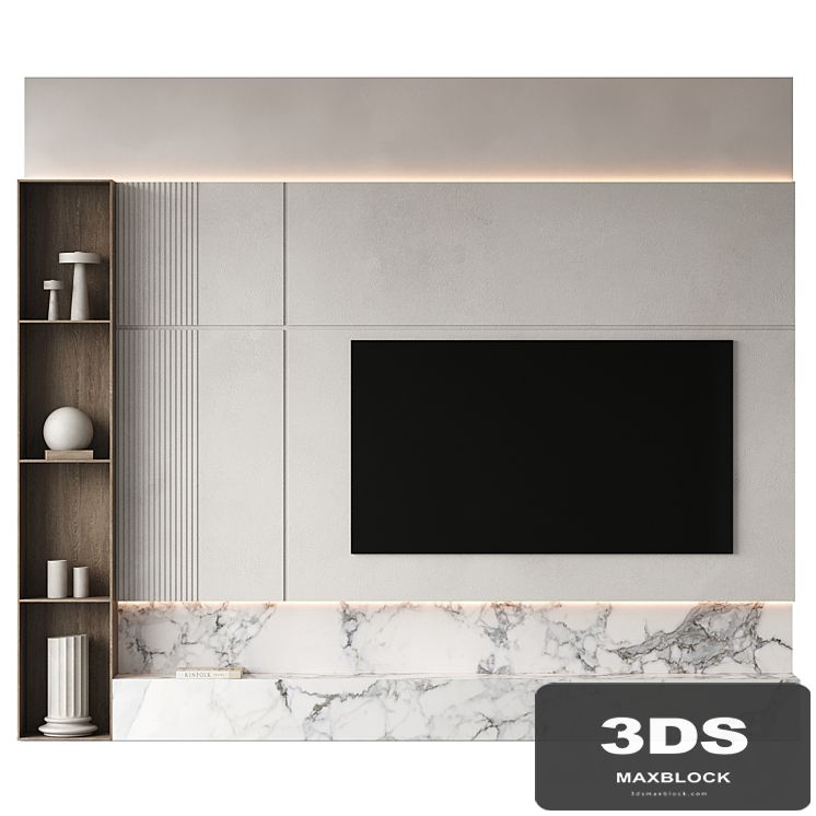 TV Wall set 02