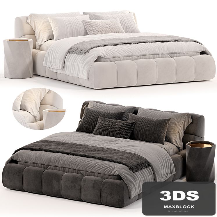 TUFTY BED by B&B Italia