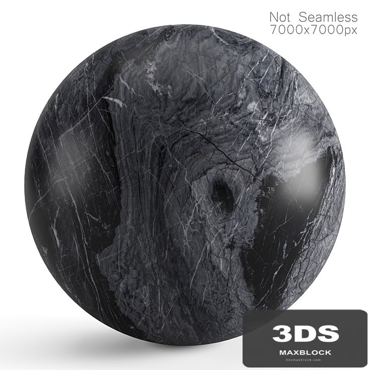The material of the slab is gray marble. 7k