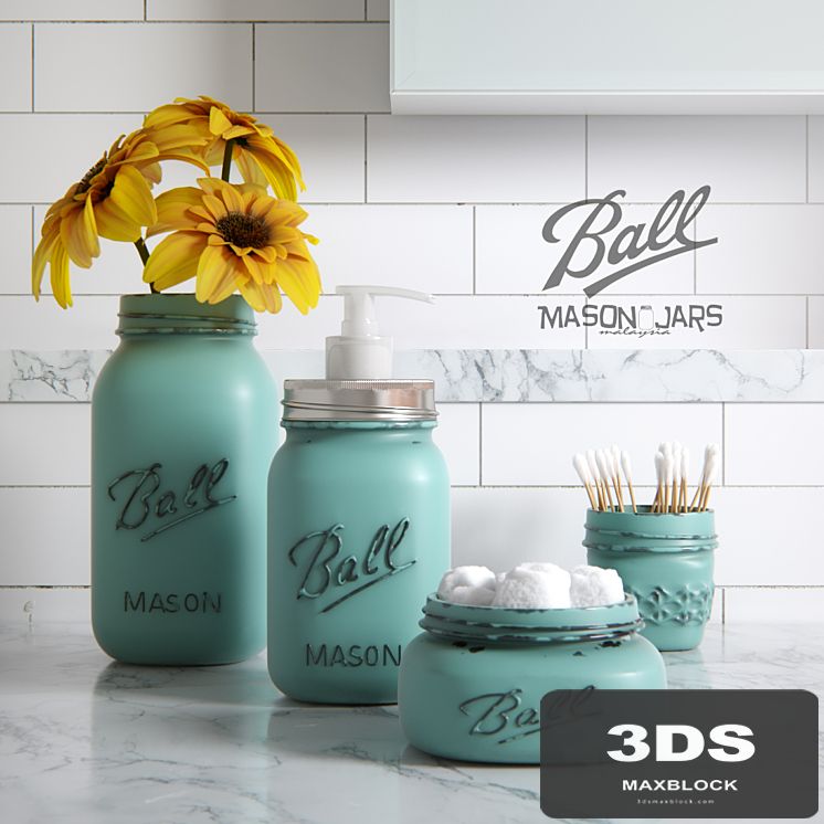 Ball Mason Bath Set
