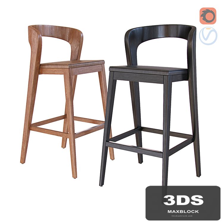 Barstool by Alain Berteau