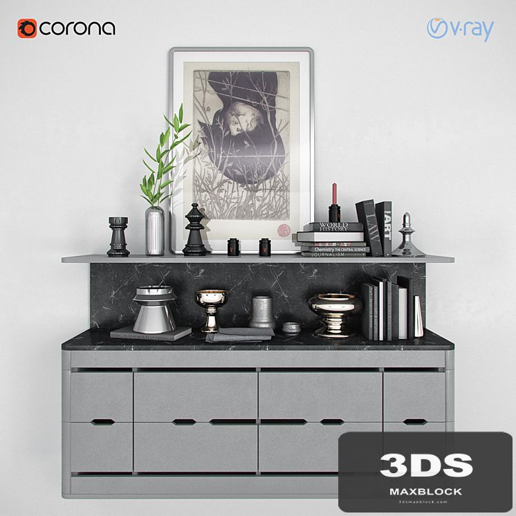 Decor Set Black&Grey