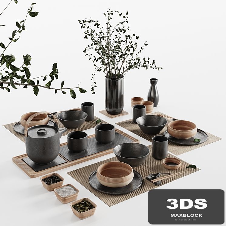 Japanese tableware set 20