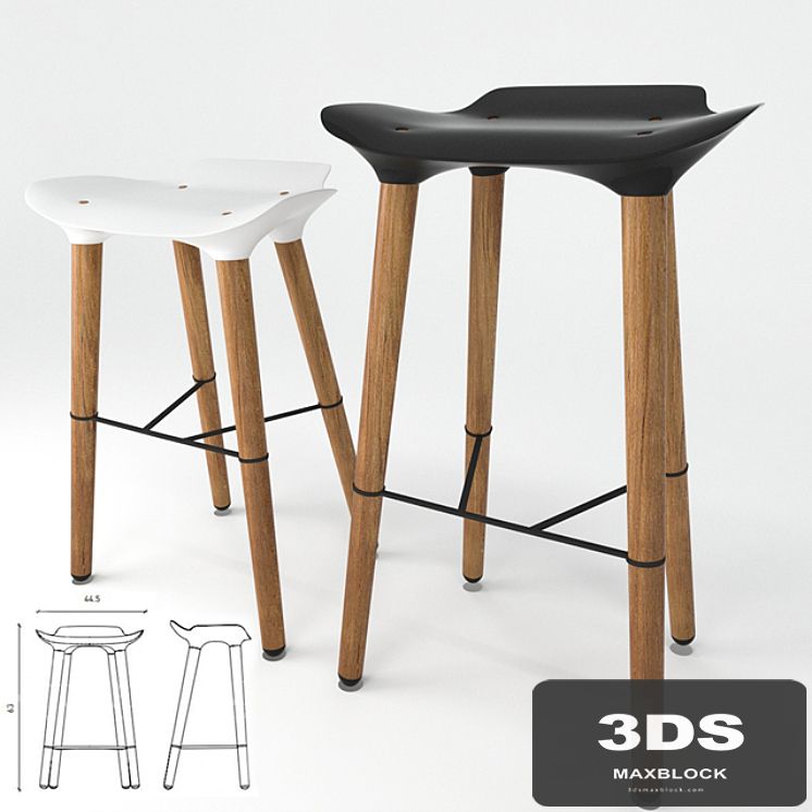 Pilot Stool Quinze & Milan