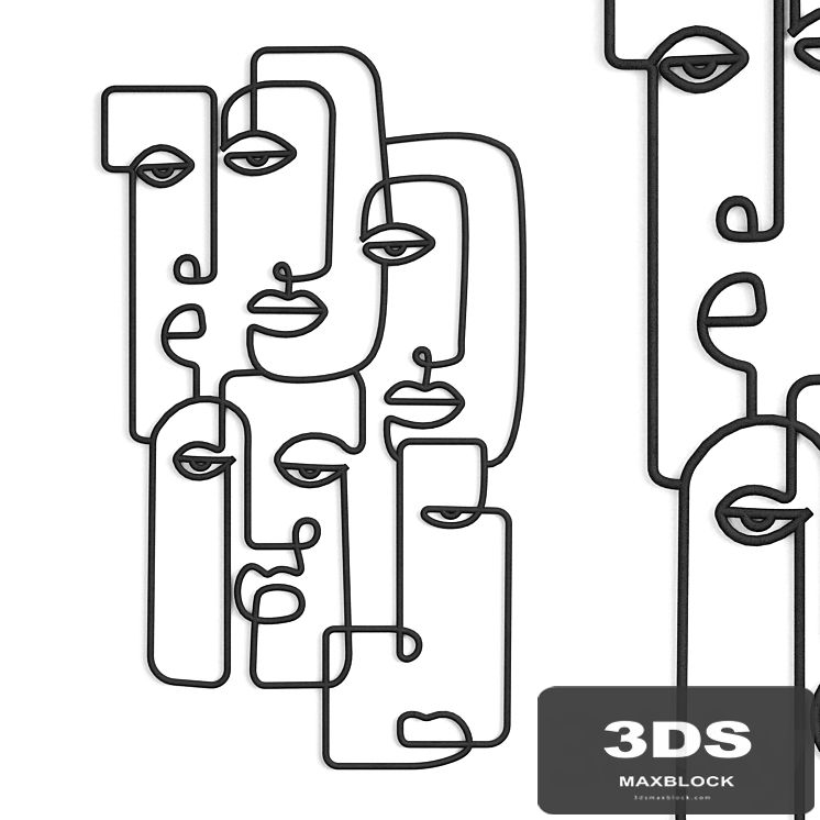 Abstract Wall Decor 030