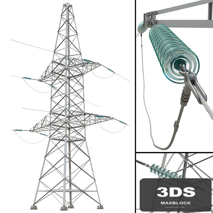 Power line tower