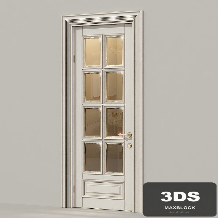 Classic door, glass